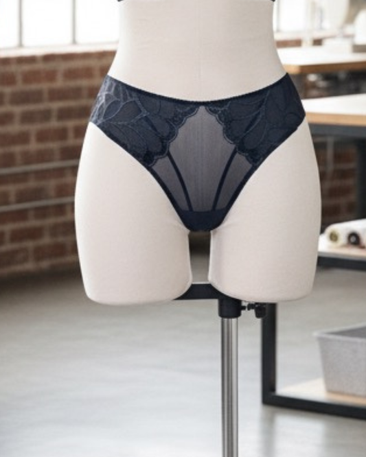 (Клуб - Листопад) - трусики сліпи з декоративними елементами «Noir»